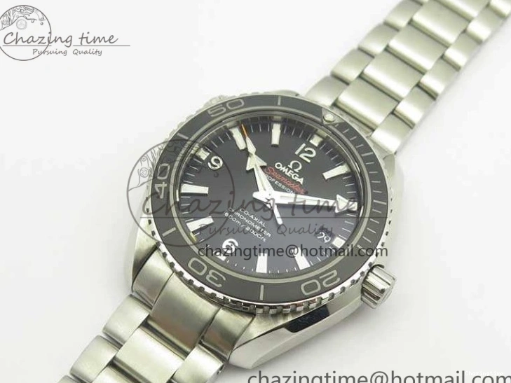 0718 Durable Planet Ocean Professional Ceramic Bezel 42mm 1:1 MK Best Edition Silver Markers On SS Bracelet A 8085
